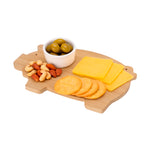 Jular Kitchen Board – Soft Bamboo Pig-Shaped Design