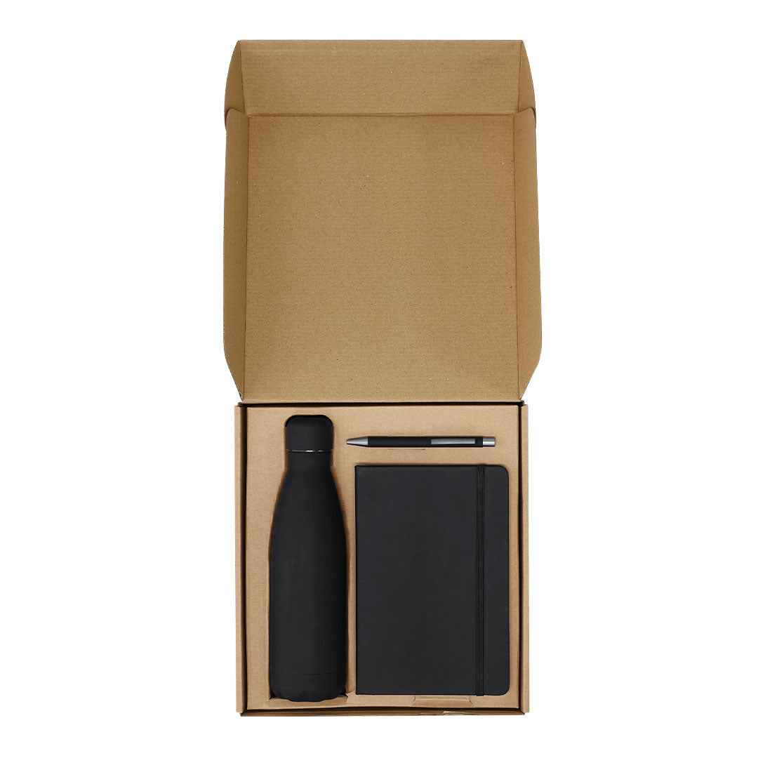 Rymarek Promotional Set – Stylish Notepad, Pen & Thermal Bottle