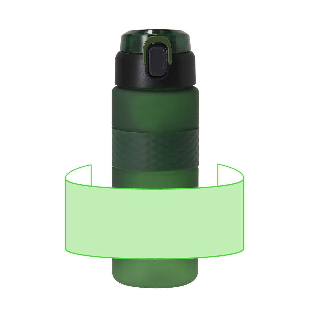 Karon RPET Water Bottle – Sustainable 730ml Drinkware with Silicone Accessory