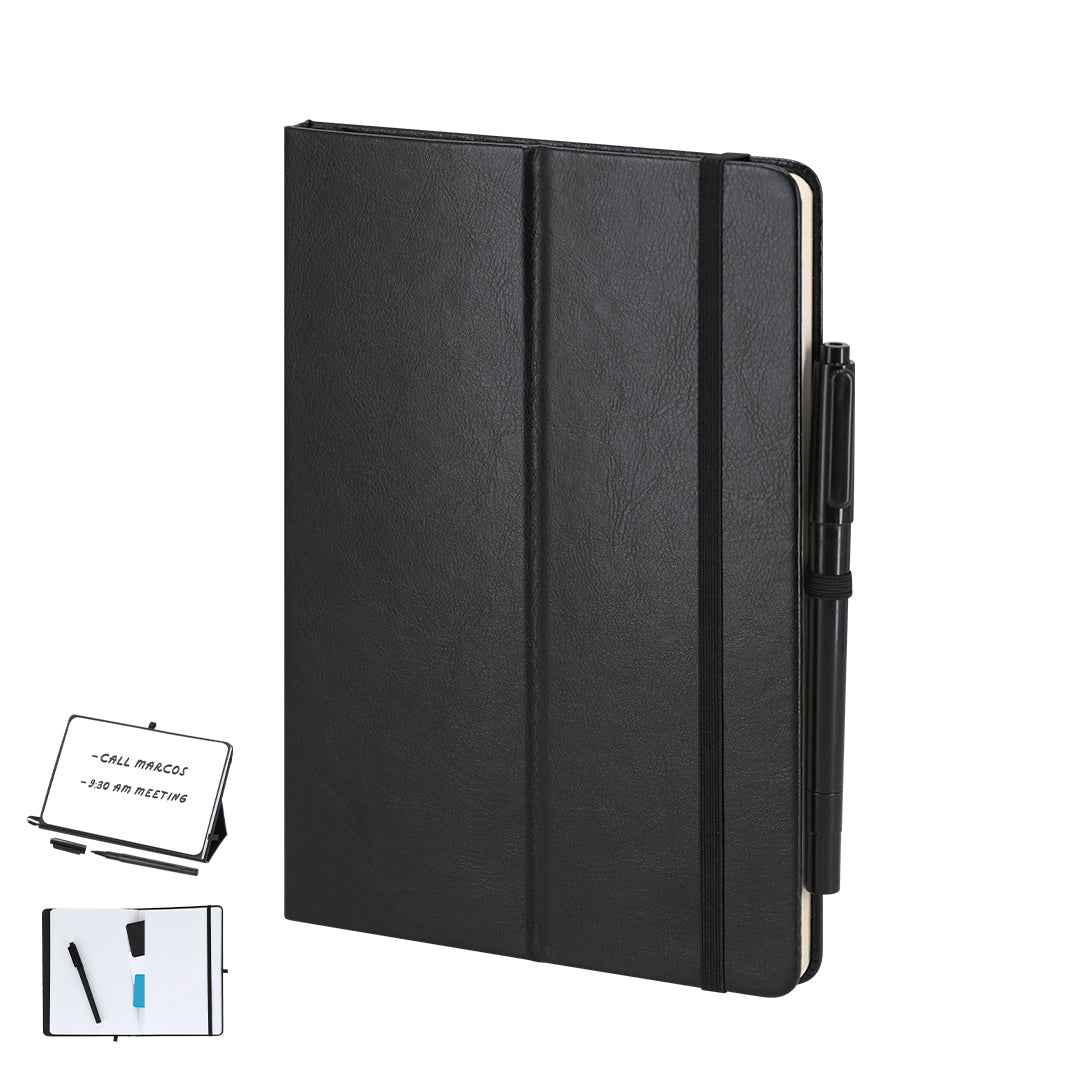 Kudar Blackboard Notepad - Recycled PU Notebook for Bulk Orders