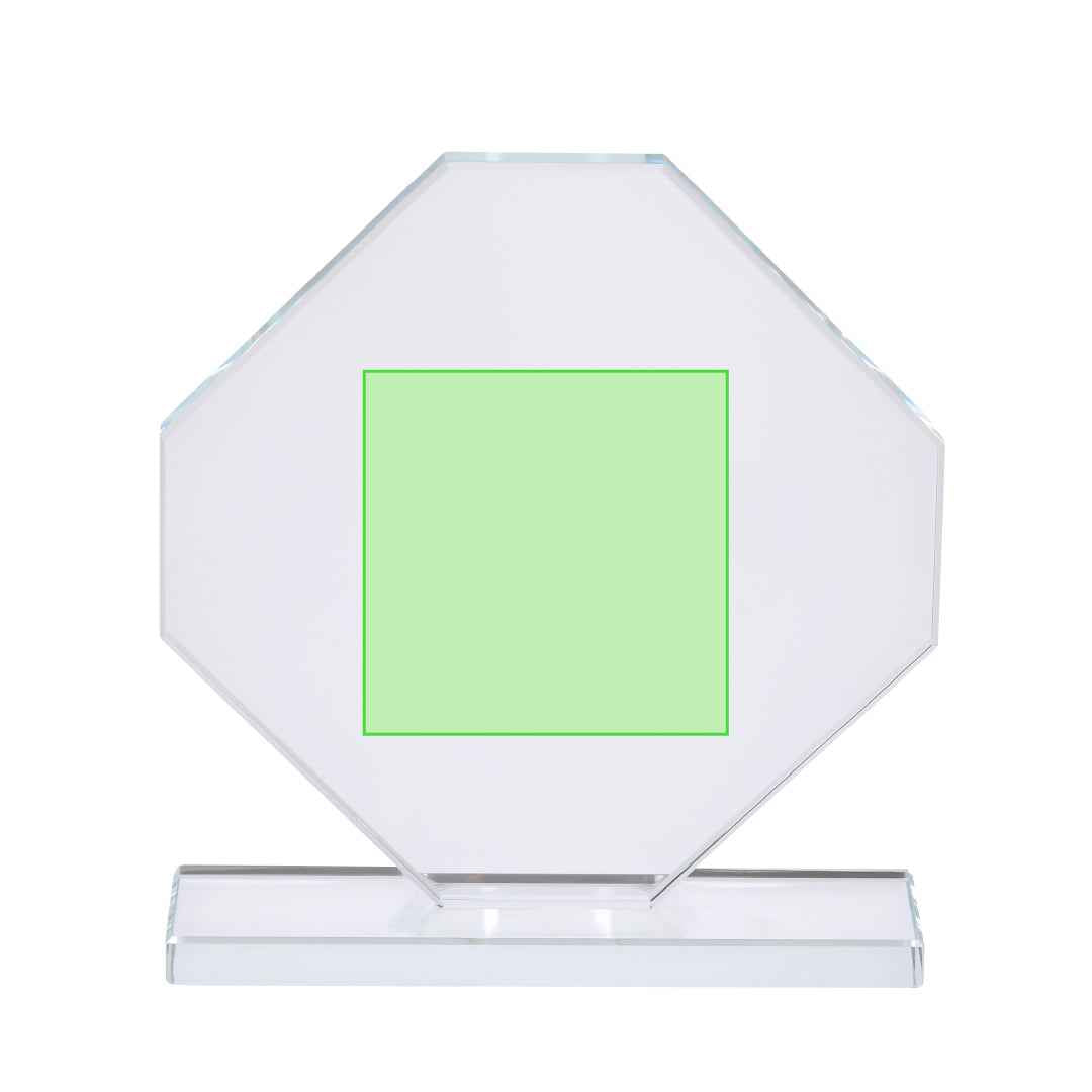 Xinobar Trophy Plate – Elegant Glass Award for Recognition and Gifts
