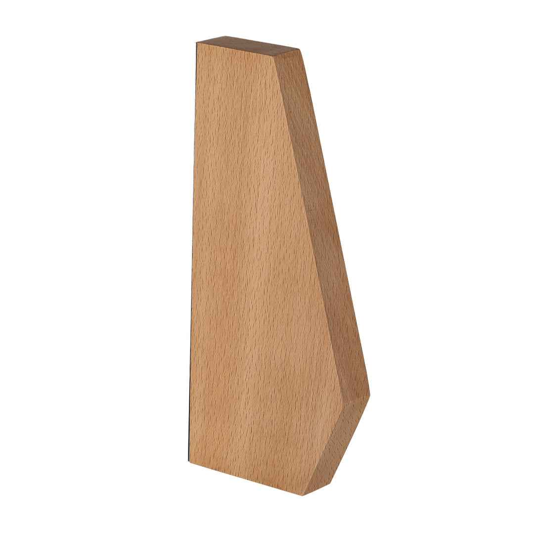 Sindar Trophy Plaque – Elegant Award with Wooden Base and Recycled Aluminium Plate