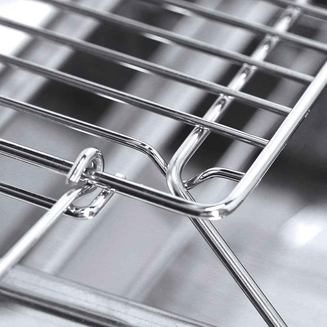 Magnol Folding Stainless Steel Barbecue - Durable & Portable Outdoor Grill