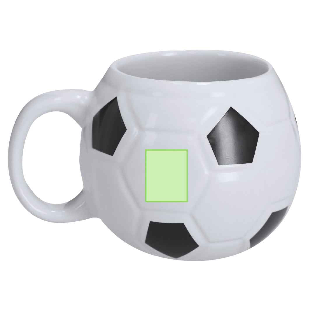 Hindy Ceramic Football Mug – Classic 440 ml Capacity