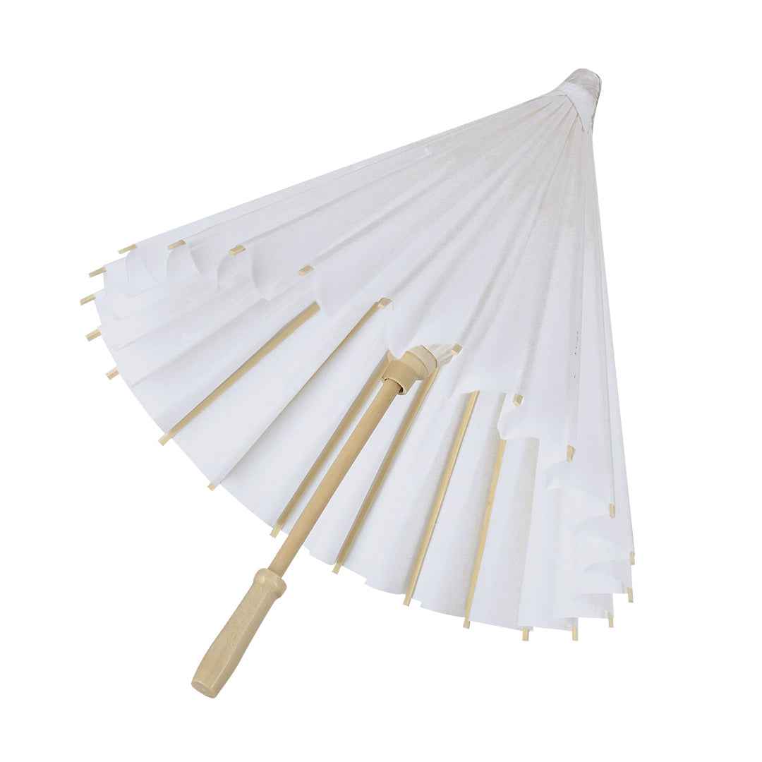 Zalea Wooden Umbrella – Natural Wood Handle with Paper Fabric