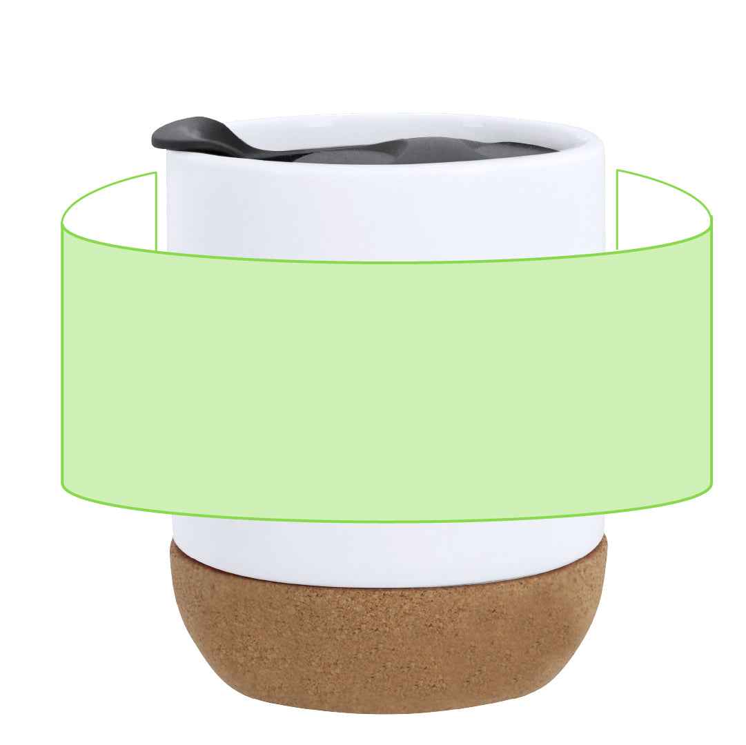 Shivak Thermal Mug – Stylish Ceramic Mug with Cork Base