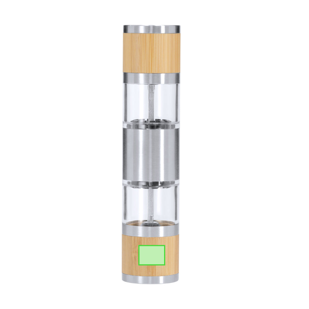 Tiamat Manual Salt and Pepper Grinder – Quality Bamboo & Stainless Steel