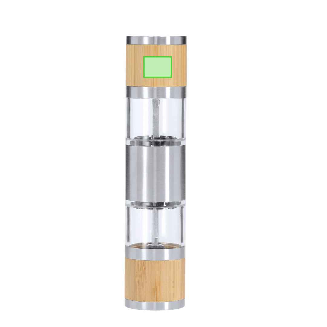 Tiamat Manual Salt and Pepper Grinder – Quality Bamboo & Stainless Steel