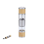 Tiamat Manual Salt and Pepper Grinder – Quality Bamboo & Stainless Steel