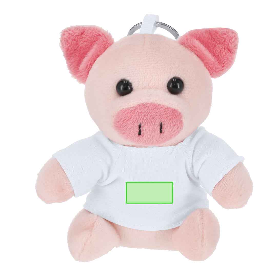 Cernil Stuffed Piggy Keychain – Customisable Promotional Accessory