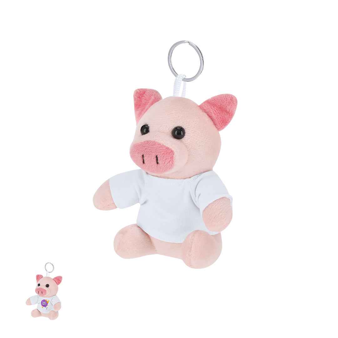 Cernil Stuffed Piggy Keychain – Customisable Promotional Accessory
