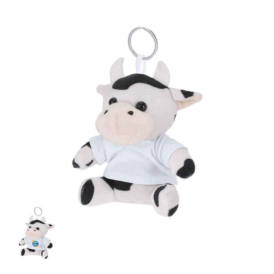 Goose Plush Cow Keychain – Customisable Promotional Item for Irish Businesses