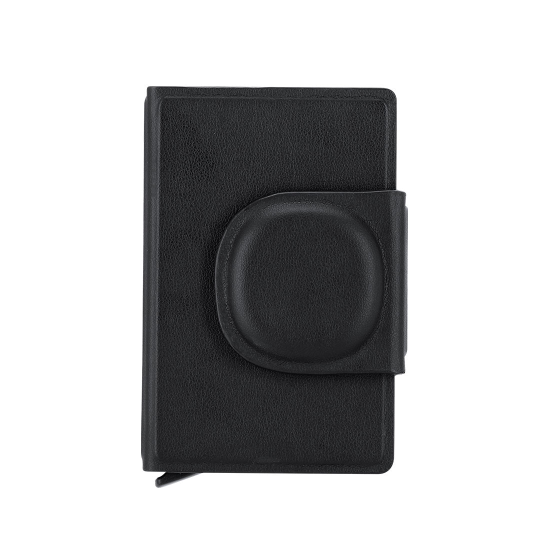 Selkik PU Card Holder with Locator – Secure and Track Your Cards