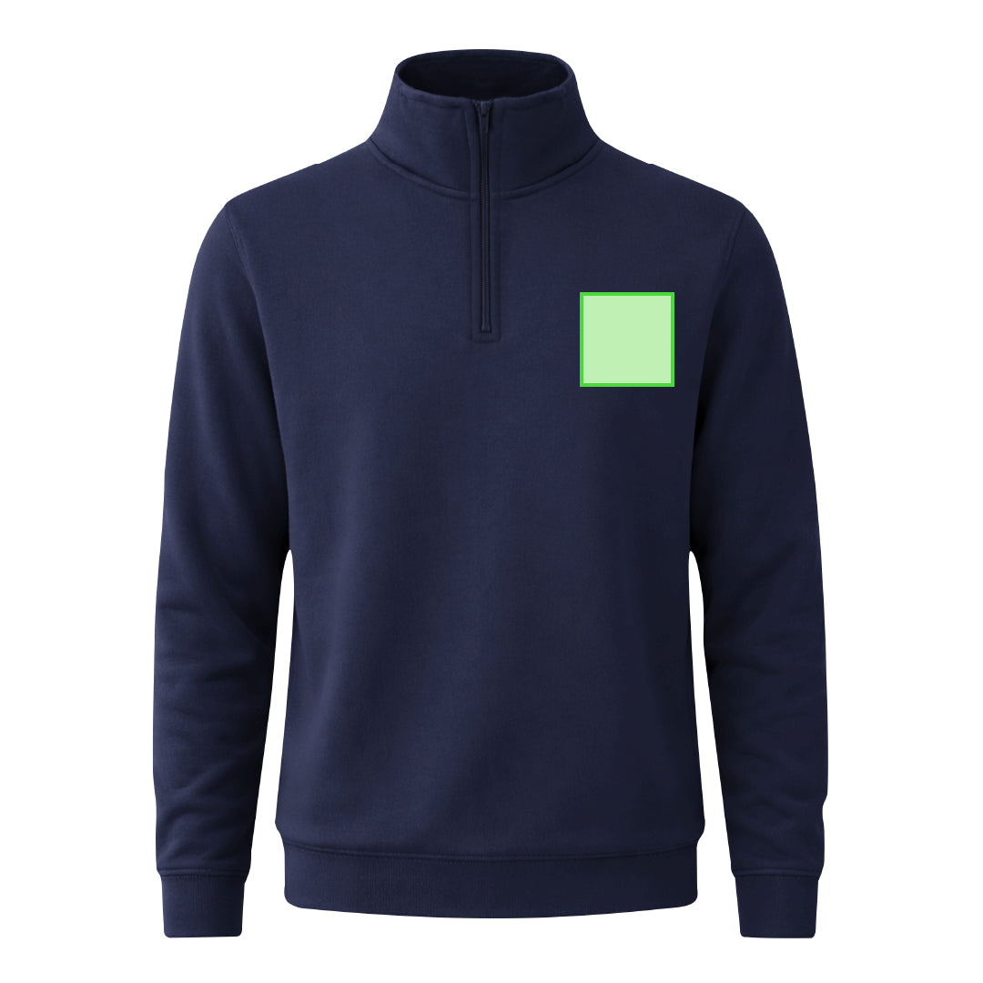 Galaxy Sweatshirt – Comfortable Unisex Half-Zip Sweatshirt by Fou Tees Ireland