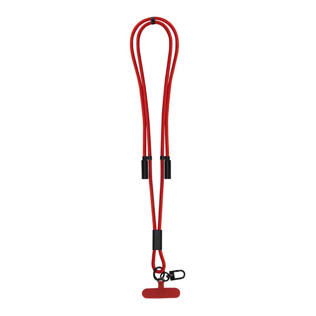 Elnora Lanyard Mobile Holder with Charger Cable – Practical Promotional Accessory
