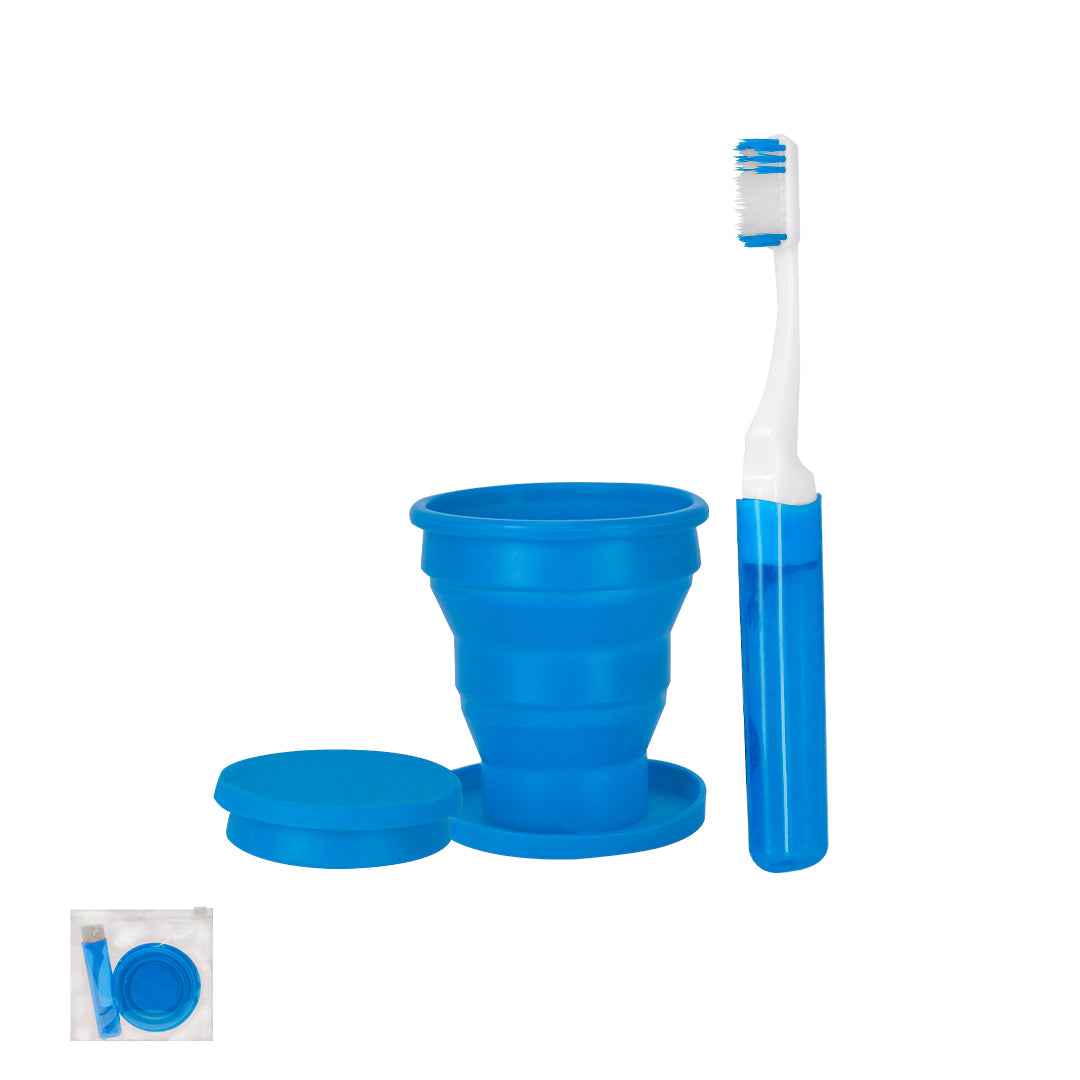 Baldur Promotional Set – Toothbrush and Folding Cup Bulk Orders | Fou Tees Ireland