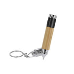 Nebula Pen with Flashlight – Bamboo Body Promotional Pen