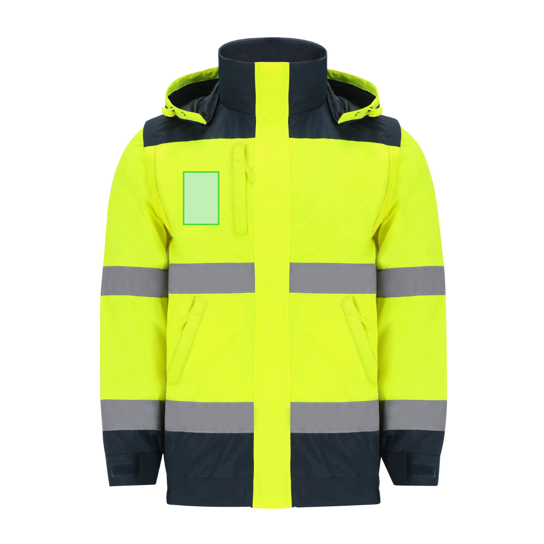 Rauric High Visibility Padded Jacket – Waterproof and Reflective Safety Wear