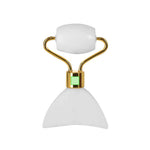 Herbiax Facial Roller – Premium White Jade Stone Massager