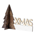 Gemind Wooden Christmas Ornaments – Natural Wood Festive Decorations