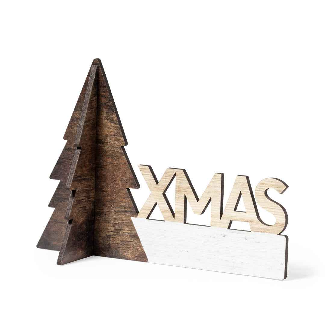Gemind Wooden Christmas Ornaments – Natural Wood Festive Decorations