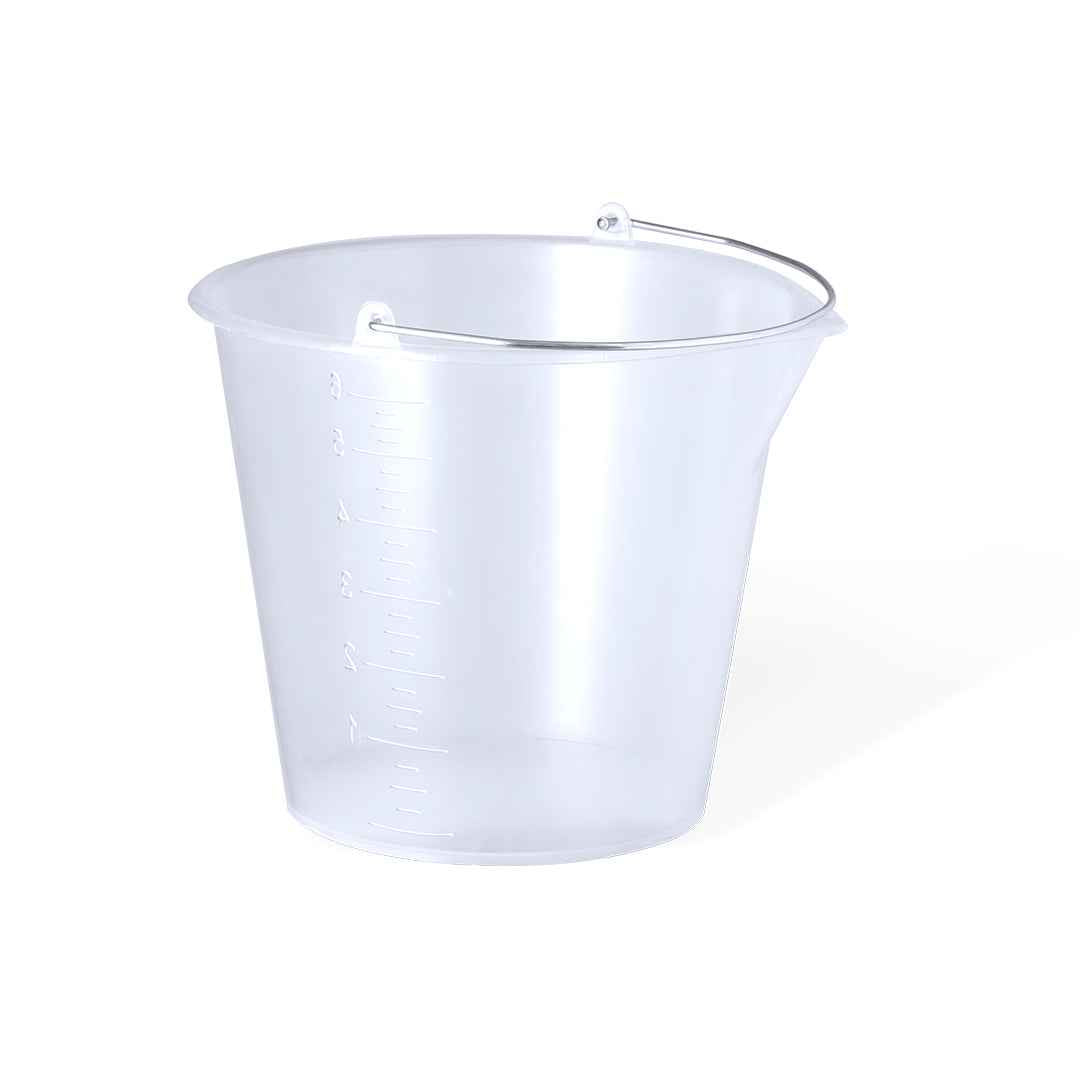 Manson 6L Bucket – Durable Transparent PP Bucket with Metal Handle