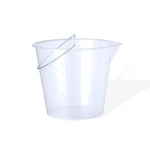 Manson 6L Bucket – Durable Transparent PP Bucket with Metal Handle