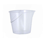 Lunux Bucket – Durable 11L Transparent PP Bucket with Metal Handle