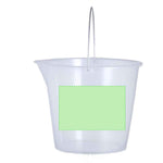 Lunux Bucket – Durable 11L Transparent PP Bucket with Metal Handle