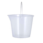 Lunux Bucket – Durable 11L Transparent PP Bucket with Metal Handle