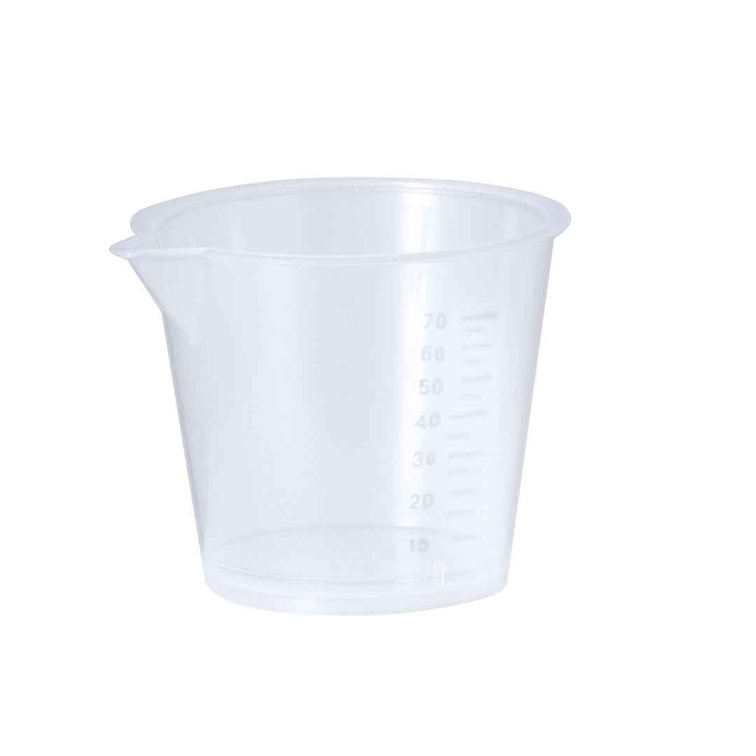 Roswal Measuring Cup - Durable 70ml Transparent PP Measuring Cup for Bulk Orders