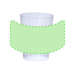 Raxon Reusable Cup – Durable 600 ml Translucent Drinkware