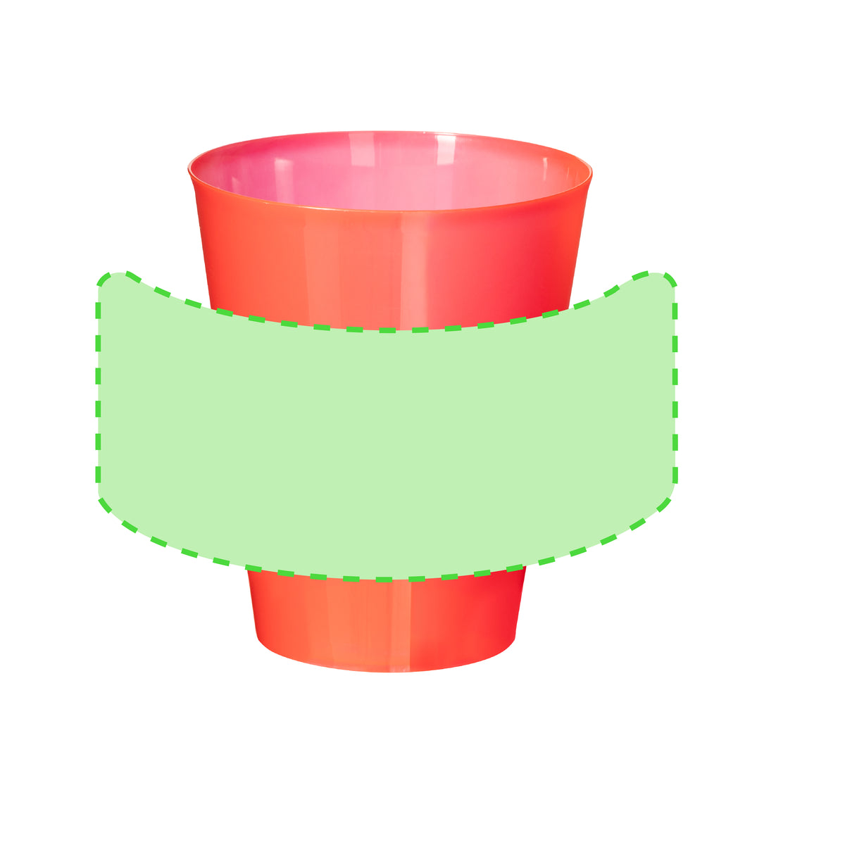 Colorbert Reusable Cup - Durable 500 ml PP Cup for Bulk Orders