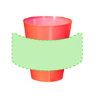 Colorbert Reusable Cup - Durable 500 ml PP Cup for Bulk Orders