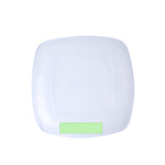 Hisnak Flat Dish - Durable and Reusable PP Square Dish for Bulk Orders
