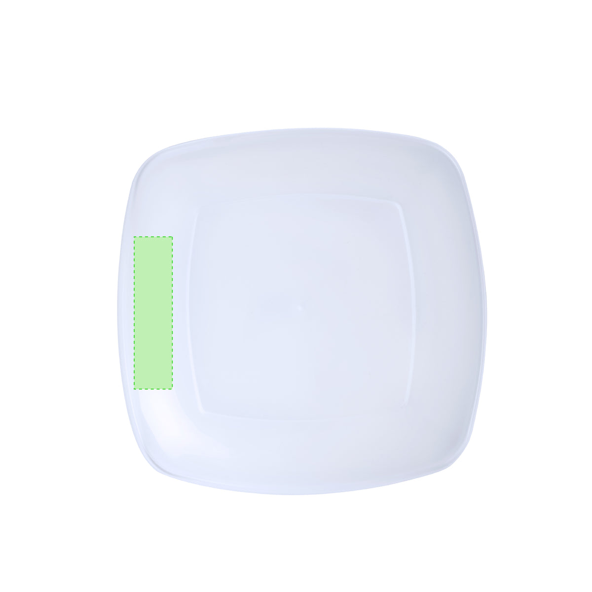 Hisnak Flat Dish - Durable and Reusable PP Square Dish for Bulk Orders