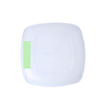 Hisnak Flat Dish - Durable and Reusable PP Square Dish for Bulk Orders