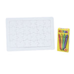 Zeta Puzzle - Fun 24-Piece Kids Puzzle with Crayons | Fou Tees Ireland