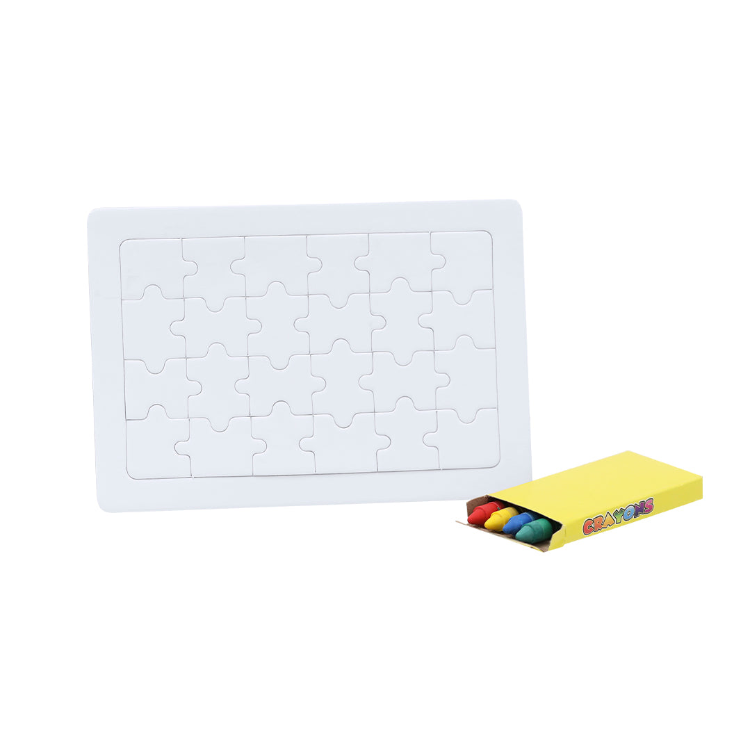 Zeta Puzzle - Fun 24-Piece Kids Puzzle with Crayons | Fou Tees Ireland