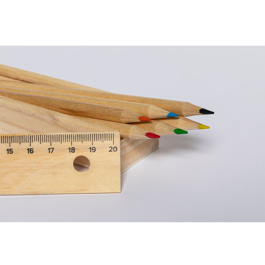 Dragon Pencils Bulk Order – Set of 6 Wooden Pencils with Natural Finish