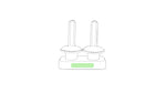 Thade Ice Cream Moulds - Set of 2 with Comfortable Handle and Support Tray