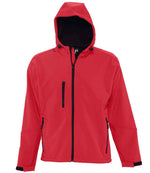 SOL'S Replay Hooded Soft Shell Jacket for Bulk Orders in Ireland Pepper Red 3XL