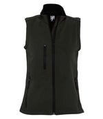 Ladies soft shell bodywarmer - SOL'S Ladies Rallye Soft Shell Bodywarmer Black L