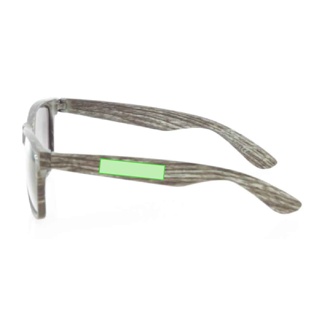 Haris Sunglasses – Classic UV400 Protection with Natural Wood Design