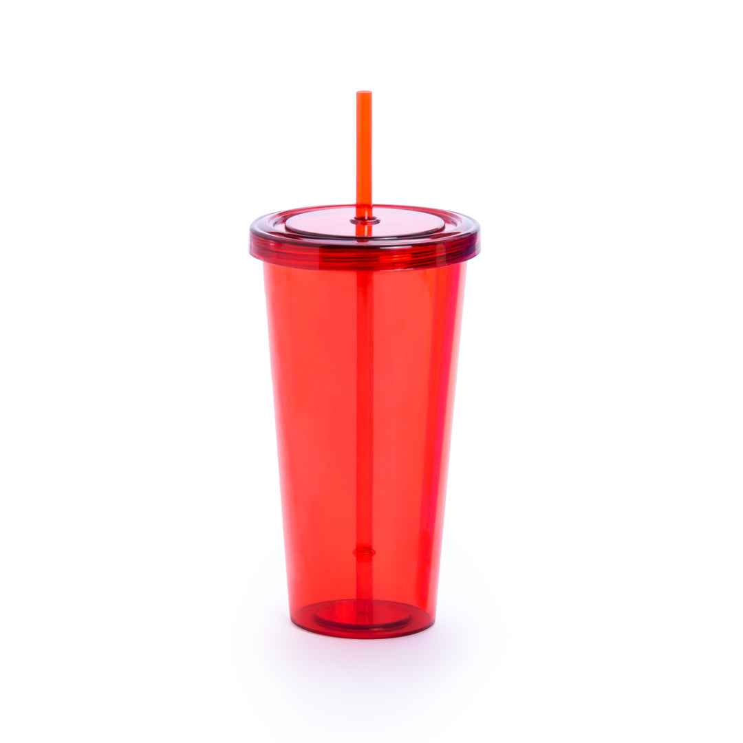 Trinox Promotional Cup - Customisable 750ml PS Cup with Straw