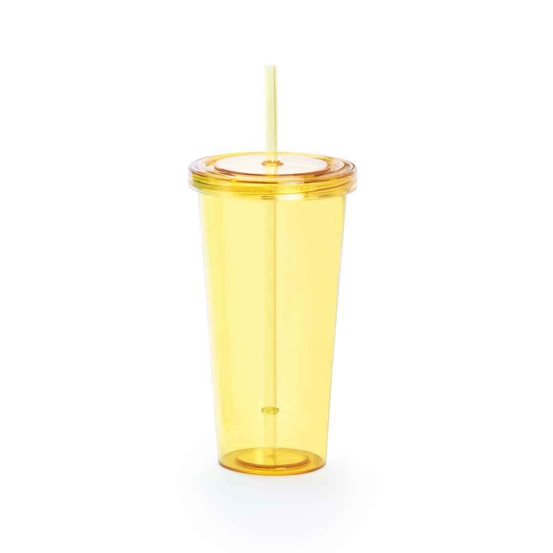 Trinox Promotional Cup - Customisable 750ml PS Cup with Straw