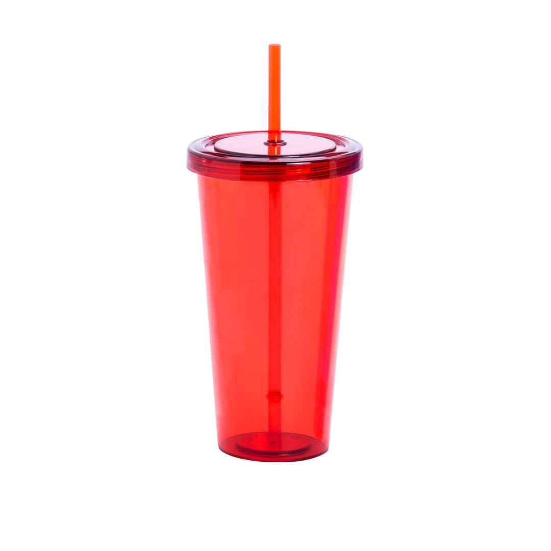 Trinox Promotional Cup - Customisable 750ml PS Cup with Straw