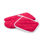 Leston Kitchen Set - Durable Cotton-Polyester Oven Mitt and Handle for Bulk Orders