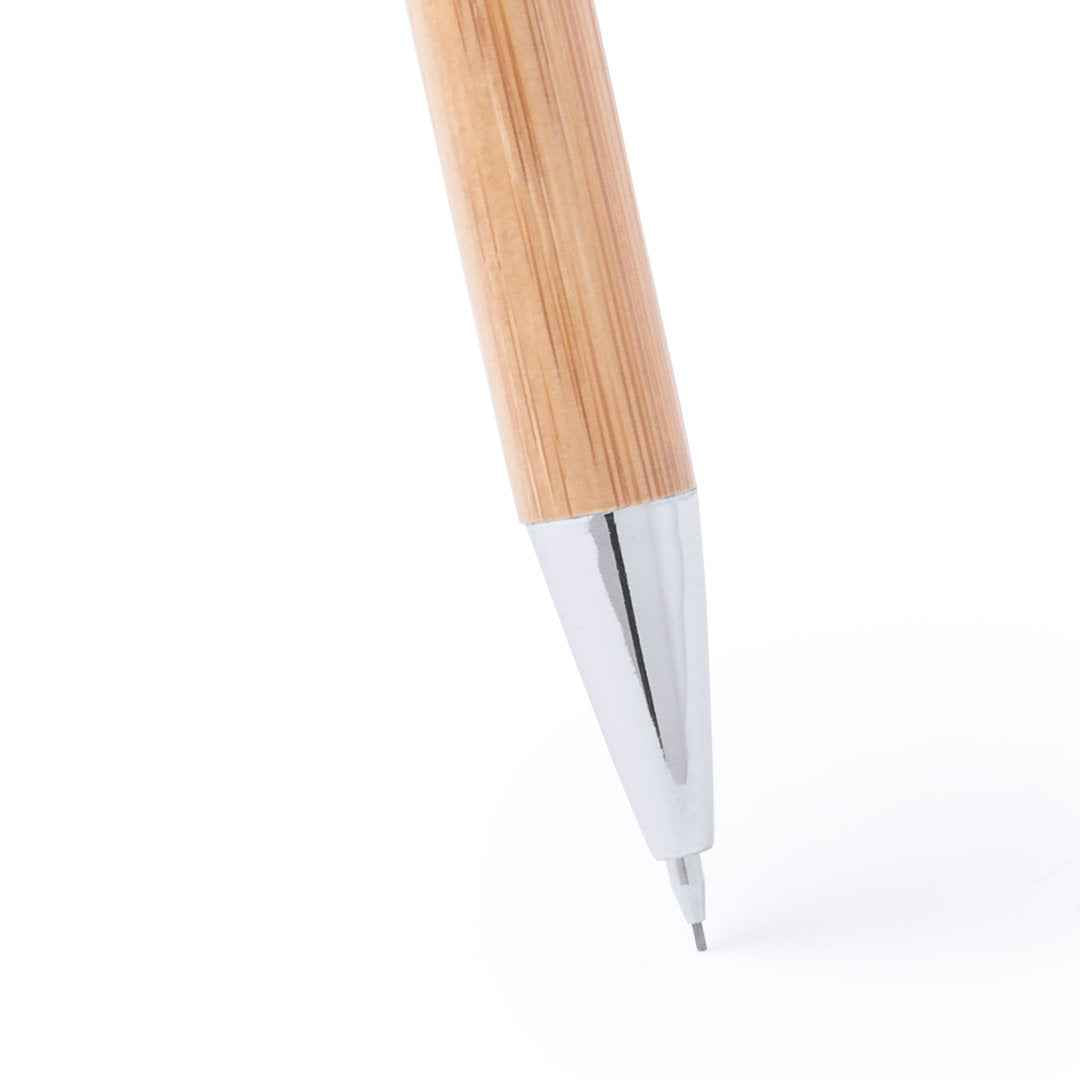 Heleon Sustainable Writing Set – Bamboo & Metal Pen and Pencil Combo