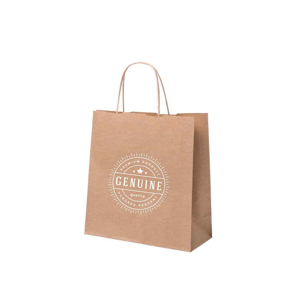 Cention Natural Paper Bag – Durable Sustainable Carry Bag for Bulk Orders